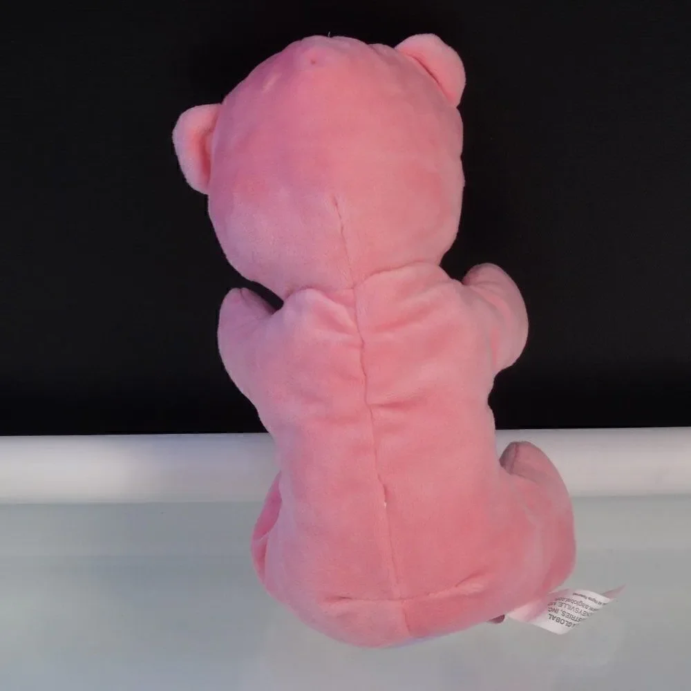 Pink and Purple Plush Stuffed Animal Bear